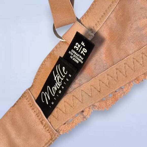 Montelle Intimates Mystique Plunge‎ Bra - Size 32F - Picture 4 of 5